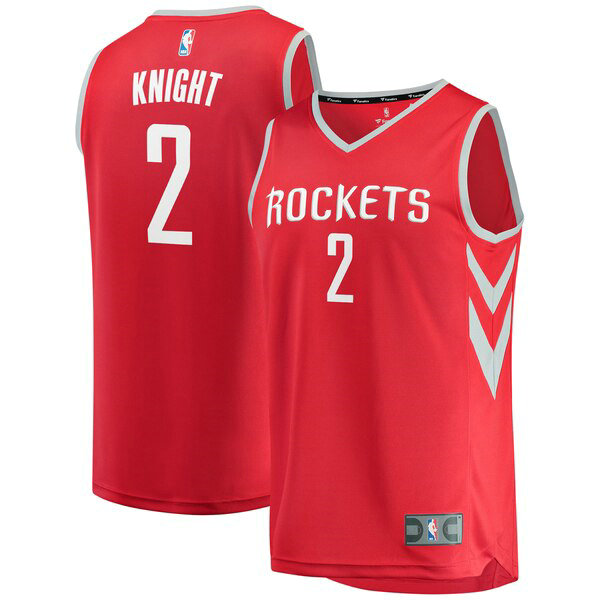 Maillot Houston Rockets Homme Brandon Knight 2 Icon Edition Rouge